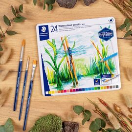 Staedtler - Watercolor colored pencil, 24 pcs (14610C M24) / Toys