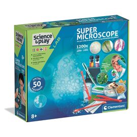 Clementoni - Super Microscope 1200x (I-78391) / Toys