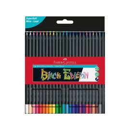 Faber-Castell - Colour pencils Black Edition - 24 pcs (116424) / Toys