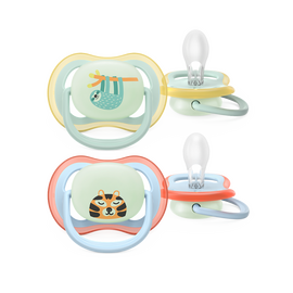 Philips Avent - Ultra air soother, Nighttime, 0-6m, light blue/light green / Baby and Children