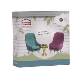 Lundby - Armchair Set +4 Years (18262) / Toys