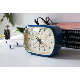 Retro Alarm Clock + Blue (AC08-BL-EU) / Gadgets
