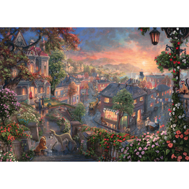 Schmidt - Thomas Kinkade: Disney - Lady and the Tramp (1000 pieces) (SCH9490) / Toys