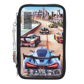 Dino World - Action World Triple Pencil Case Gaming - Dark Blue / Toys - Merchandise Office Supplies - Various - Techbox