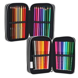 Dino World - Action World Triple Pencil Case Gaming - Dark Blue / Toys - Merchandise Office Supplies - Various - Techbox