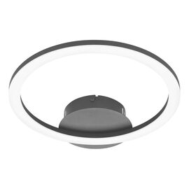 Eglo - Paranday-Z Smart Ceiling Lamp – Black Circle – Tunable White – Zigbee/Bluetooth – 34x30 cm / Electronics