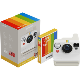 Polaroid - Now Gen 3 Pebble White - bundle with Color Film (8 photos) / Electronics