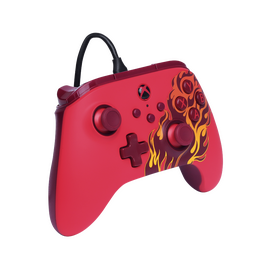 PowerA - Advantage Wired Controller - Red Blaze / Xbox Series X | Techbox