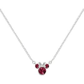 Disney Minnie July sterling silver necklace
