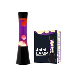 iTotal - Lava Lamp - Black/Purple/Yellow - 40 cm (1270426) / Home and Kitchen
