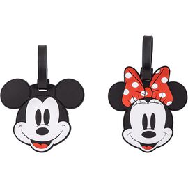 Disney Mickey & Minnie set of 2 luggage labels