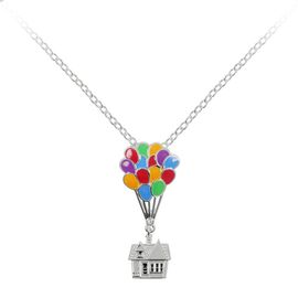 Disney Up Balloon House necklace