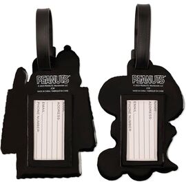 Peanuts Snoopy set of 2 luggage labels
