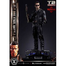 Terminator 2 Museum Masterline Series Statue 1/3 T-800 Final Battle Deluxe Bonus Version 75 cm |  Techbox