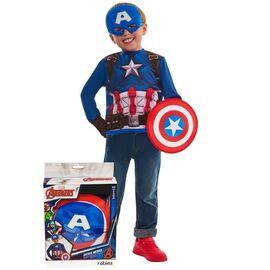 Rubies - Captain America Dress Up Set (104 -116 cm) / Toys |  Techbox
