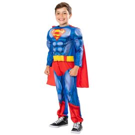 Rubies - Superman Padded Suit w. Cape - (98-104 cm) / Toys |  Techbox