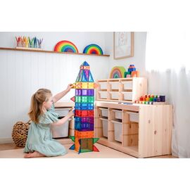 Connetix- Rainbow Creative Pack 102 Pieces - (CT-R-00102-CR) / Toys