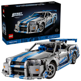 LEGO - Technic - 2 Fast 2 Furious Nissan Skyline GT-R (R34) Car (42210) / Toys - Lego - Collectibles - Techbox