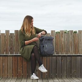 Tineo - Diaper Bag Backpack - Grey / Baby and Children |  Techbox