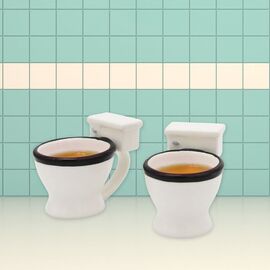 Winkee - Espresso Cup Toilet Shots - White / Gadgets