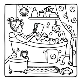 Cozy Coloring - Amelia Green: Living my best life / Toys
