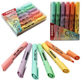 Kores - Highlighter - Pastel - 6-pack (736060) / Toys