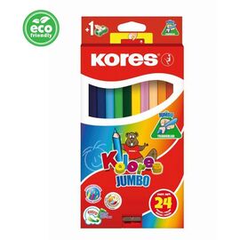 Kores - Jumbo Colored Pencils - 24 pcs (793524) / Toys
