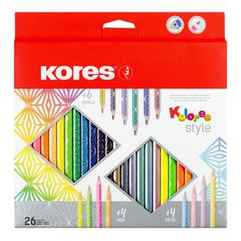 Kores – Kolores Style Colour Pencils – 26 Pack (793320) / Toys