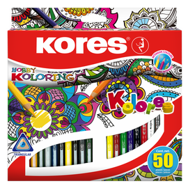 Kores - Mandelas - Triangular 50 Coloring Pencils (93350) / Toys