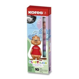 Kores – Pastel Modeling Clay – 10 Colors (734016) / Toys