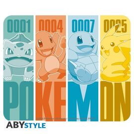 POKEMON - Flexible Mousepad - Kanto Starters / Fan Shop and Merchandise |  Techbox