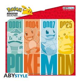 POKEMON - Flexible Mousepad - Kanto Starters / Fan Shop and Merchandise |  Techbox