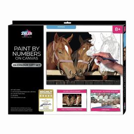 Zieler - Paint By Numbers - Horses (609299436) / Toys