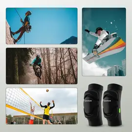 Qunature 2206000102 Elbow Ski Protectors Size M - Black - Ski - Sports & Fitness - Techbox