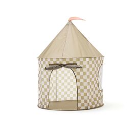 Kids Concept - Tent - Khaki med tern - 100x100x130 cm / Baby and Children