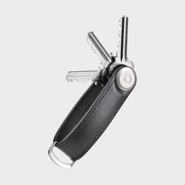 Orbitkey - Hybrid Leather Key Organiser - Black / Gadgets