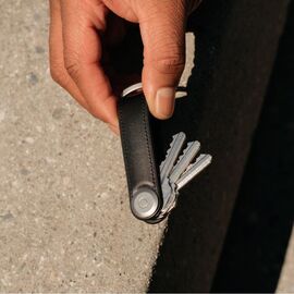 Orbitkey - Hybrid Leather Key Organiser - Black / Gadgets