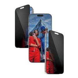 PanzerGlass - 2-Way Privacy Screen Protector - iPhone 17 Pro Max - UWF w. EasyAligner / Electronics