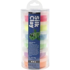 Silk Clay - Neon (6 x 14 g) (79140) / Toys