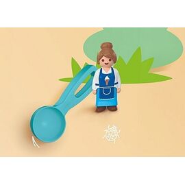 PLAYMOBIL - JUNIOR: Sand Ice Cream Shop (72006) / Toys |  Techbox