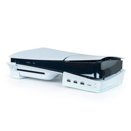 Nacon Horizontal Hub Station RGB/USB Hub, White PS5 Slim / PlayStation 5 - New -  - Techbox