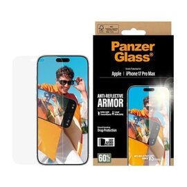 PanzerGlass - Anti-Reflective Armor Screen Protector - iPhone 17 Pro Max - w. EasyAligner / Electronics