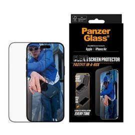 PanzerGlass - Screen Protector w. Black Frame - iPhone Air - UWF w. Fastfit in-a-box / Electronics
