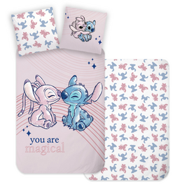Bed Linen - Junior Size 100 x 140 cm - Stitch & Angel (1029379) / Baby and Children
