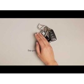 Orbitkey - Leather Key Organiser - Charcoal/Grey / Gadgets