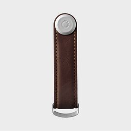 Orbitkey - Leather Key Organiser - Espresso/Brown / Gadgets