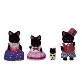 Sylvanian Families - Midnight Cat Family (5530) / Toys