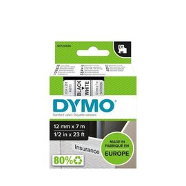 DYMO D1 Standard - Black on White - 12mm - Label Printer Cartridges - Inks - Techbox