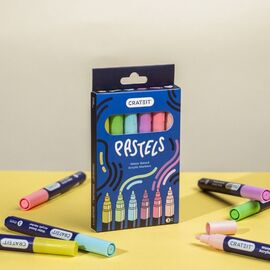 CrateIT - Pastel Markers 3mm - 6 pcs. (CR-T1132) / Toys