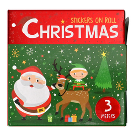 XMAS - Stickers - 3 meters on a roll (24 pcs.) (1319) / Toys
